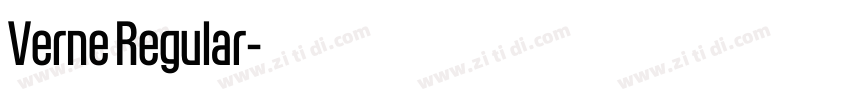 Verne Regular字体转换